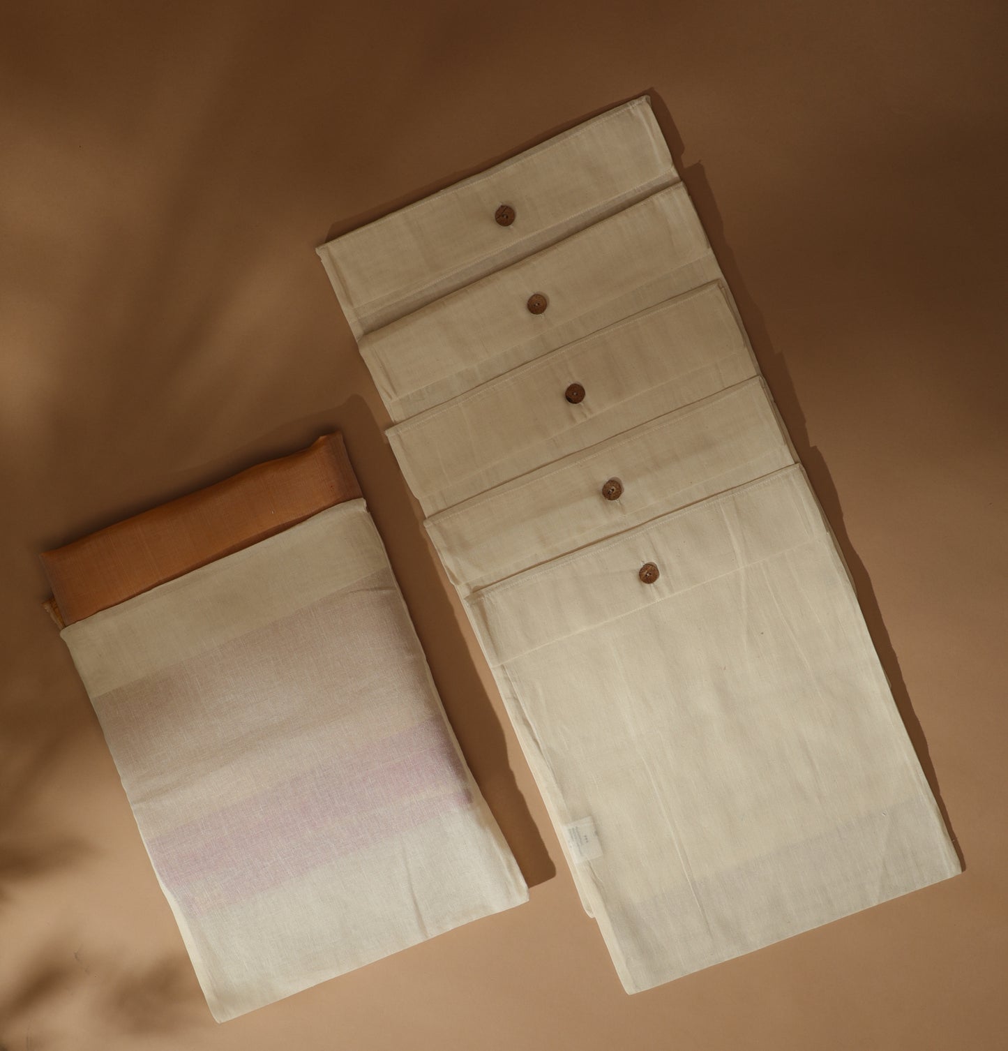 Eco-Friendly Natural Cotton Saree Covers - Sustainable and Versatile (Pack of 6/12)