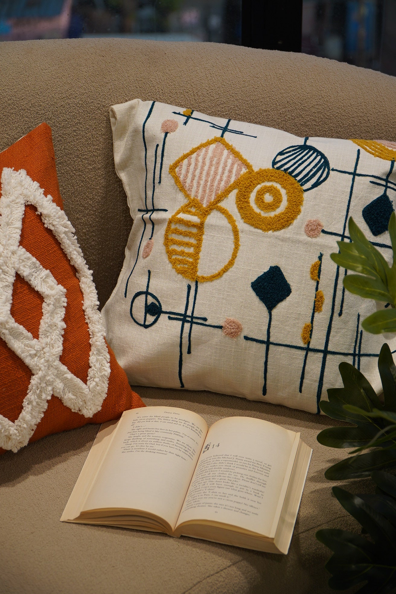 Geo Orbit Embroidered