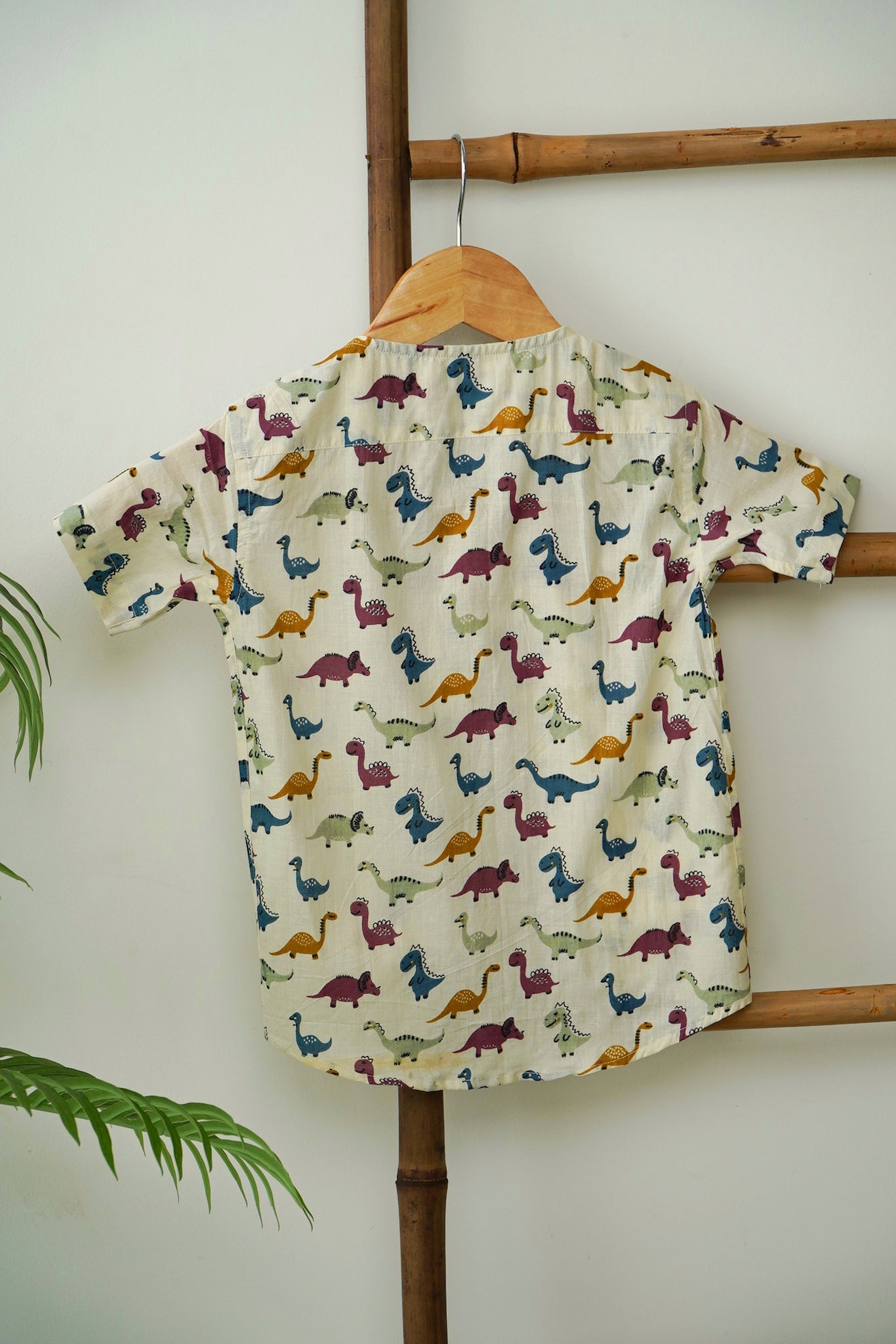 Tiny Titans – All-Over Dino Print Boys' Shirt