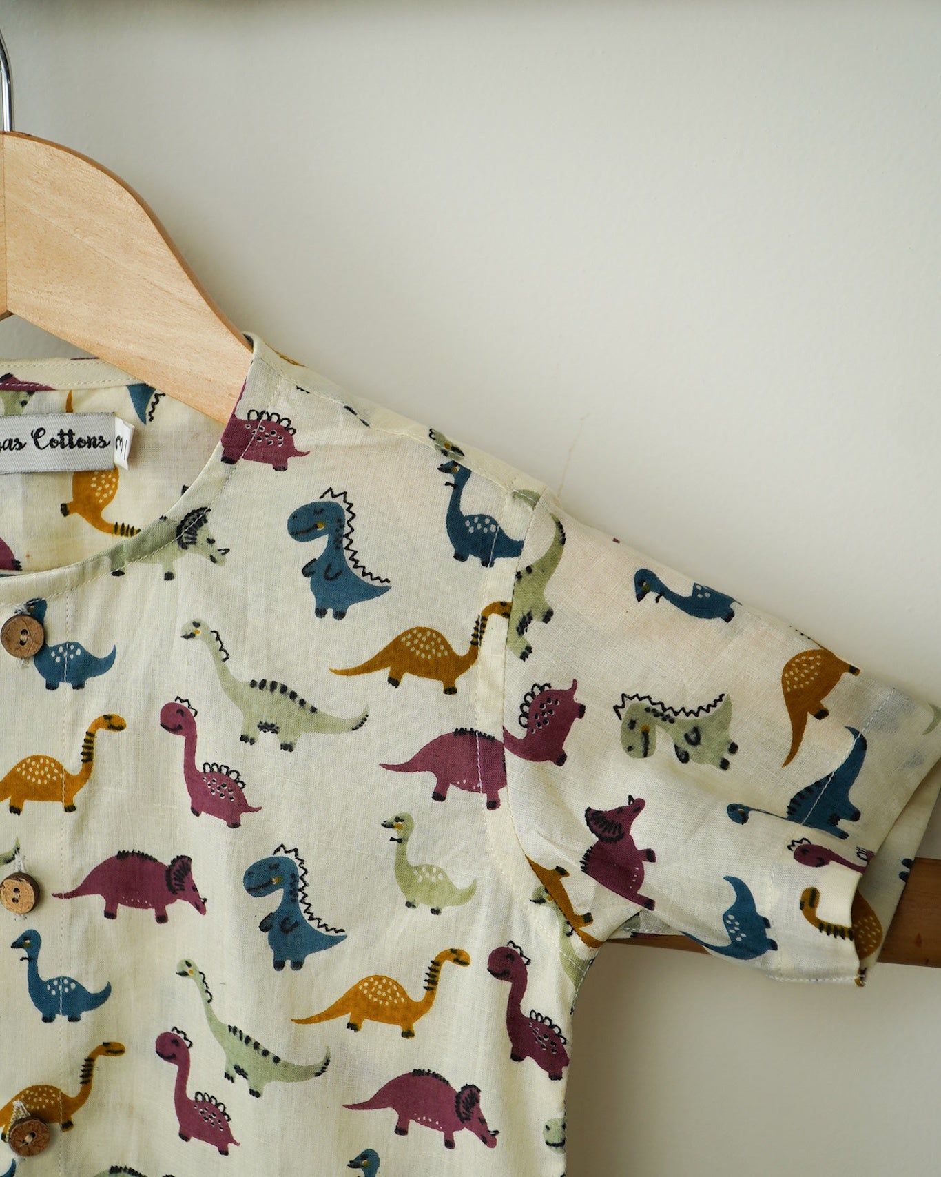 Tiny Titans – All-Over Dino Print Boys' Shirt