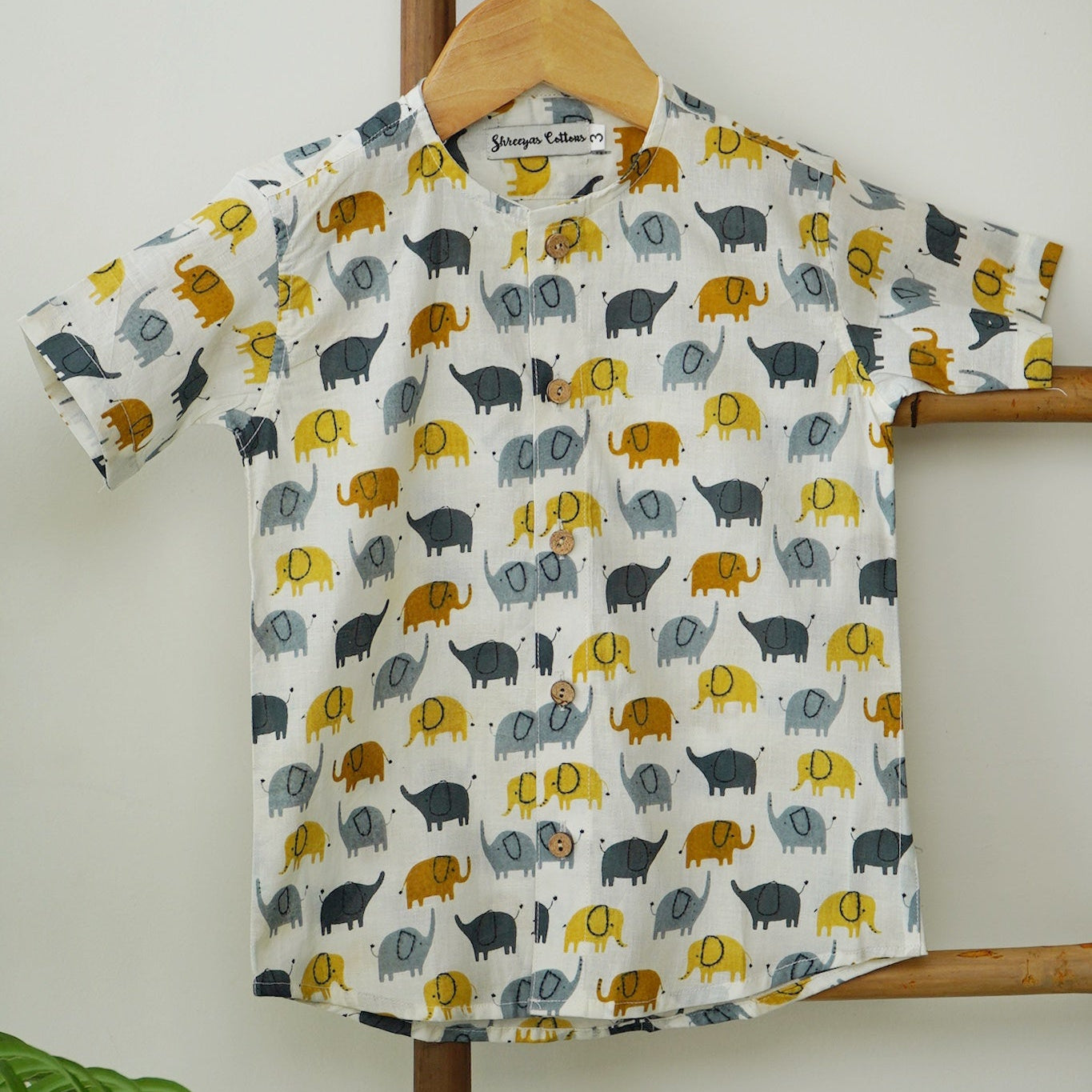 Hathi Raja – Multicolour Elephant Boys Shirt