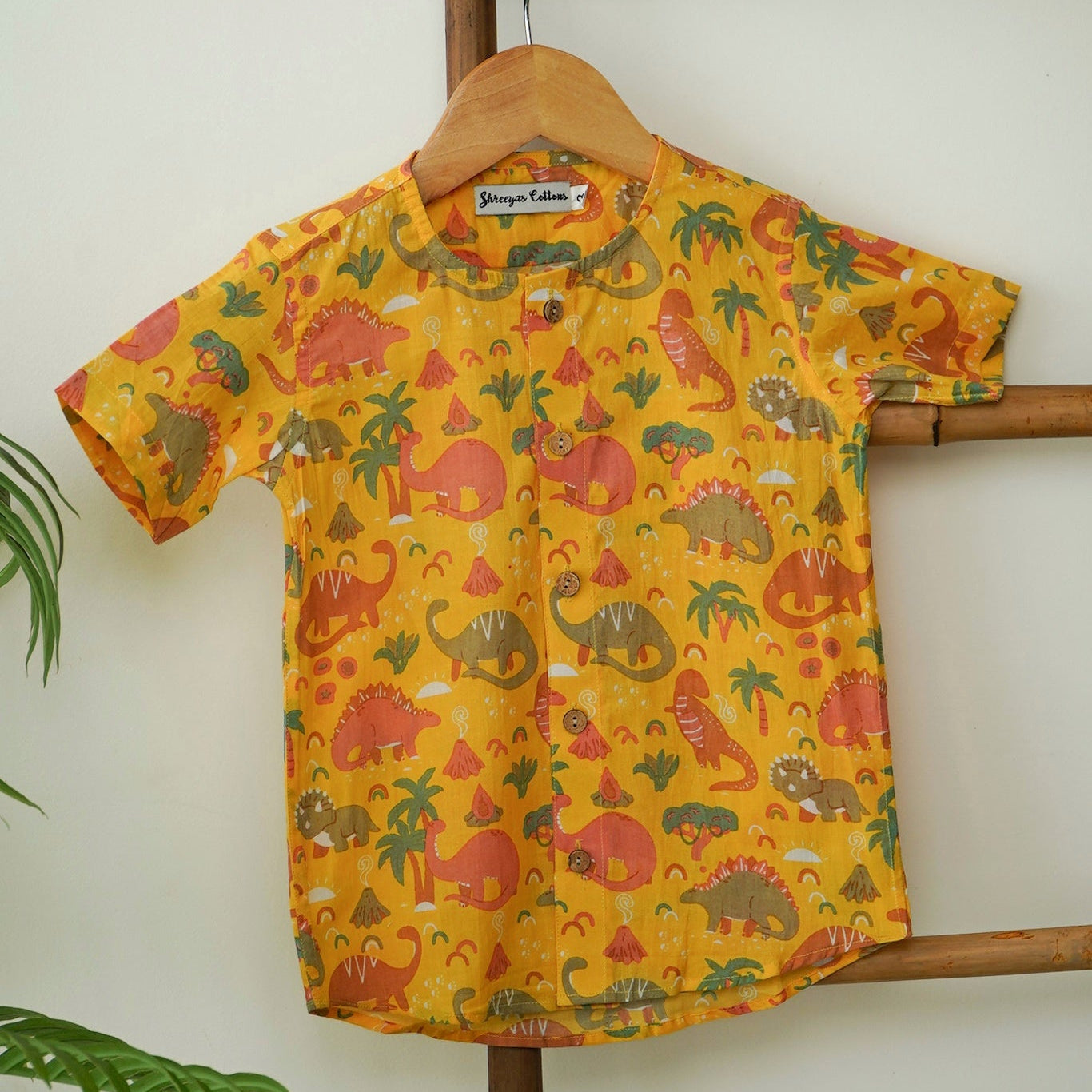 Dino Dunes - Yellow Desert Boys Shirt