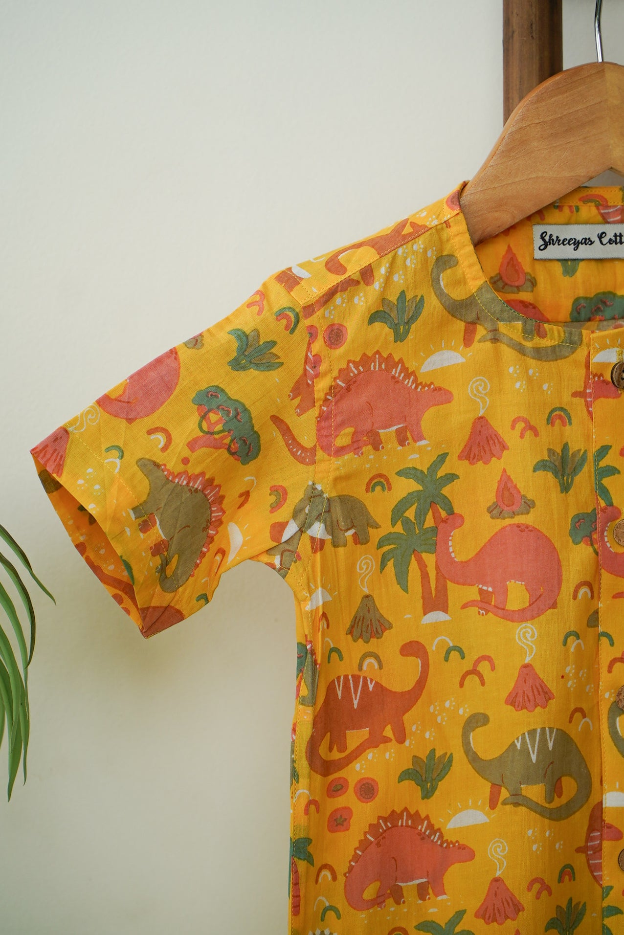 Dino Dunes - Yellow Desert Boys Shirt