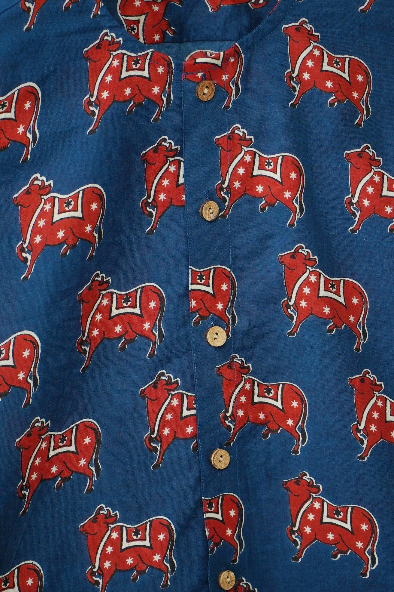Mountain Moo – Quirky Swiss Cow Boys' Shirt