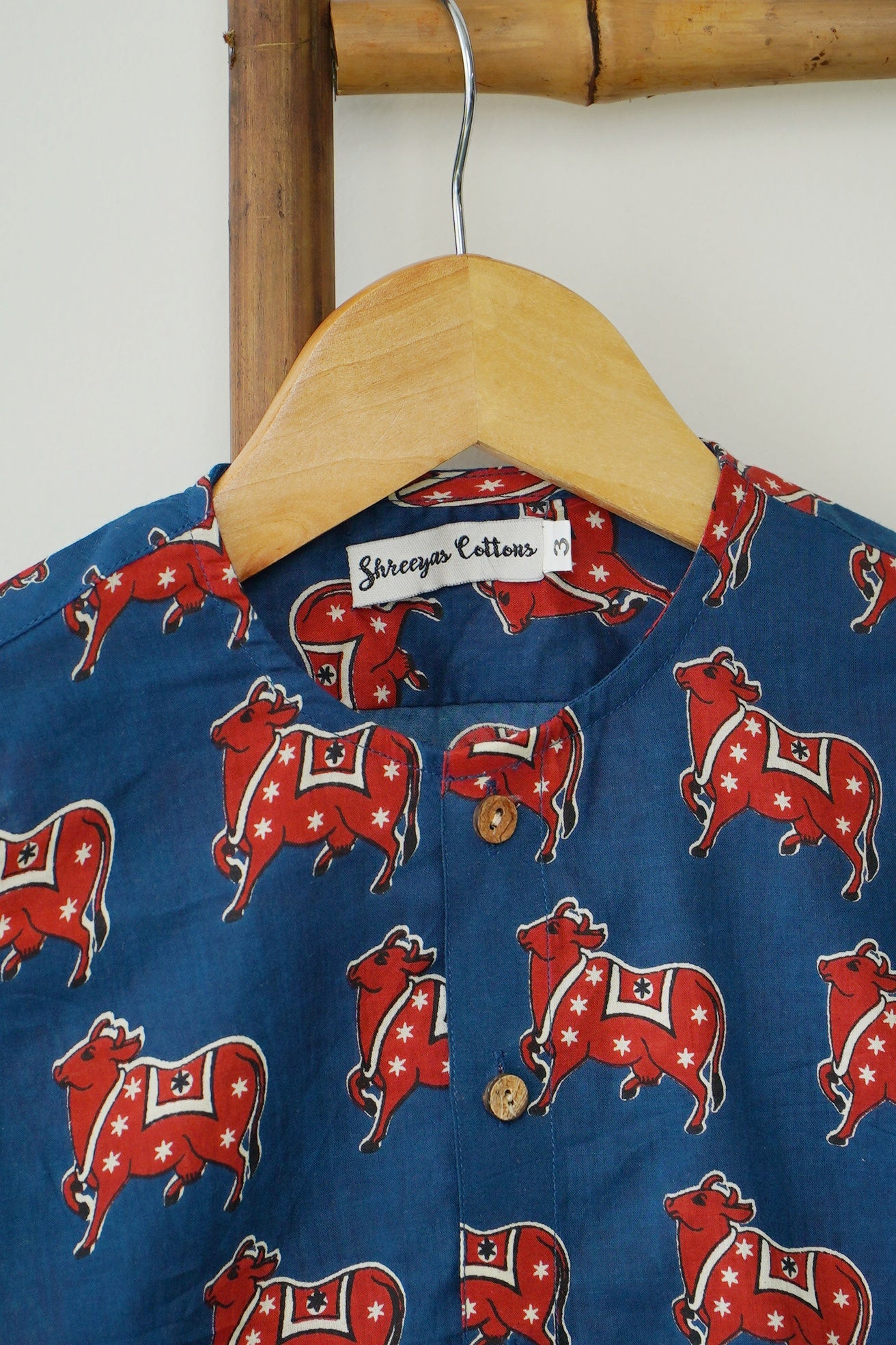 Mountain Moo – Quirky Swiss Cow Boys' Shirt