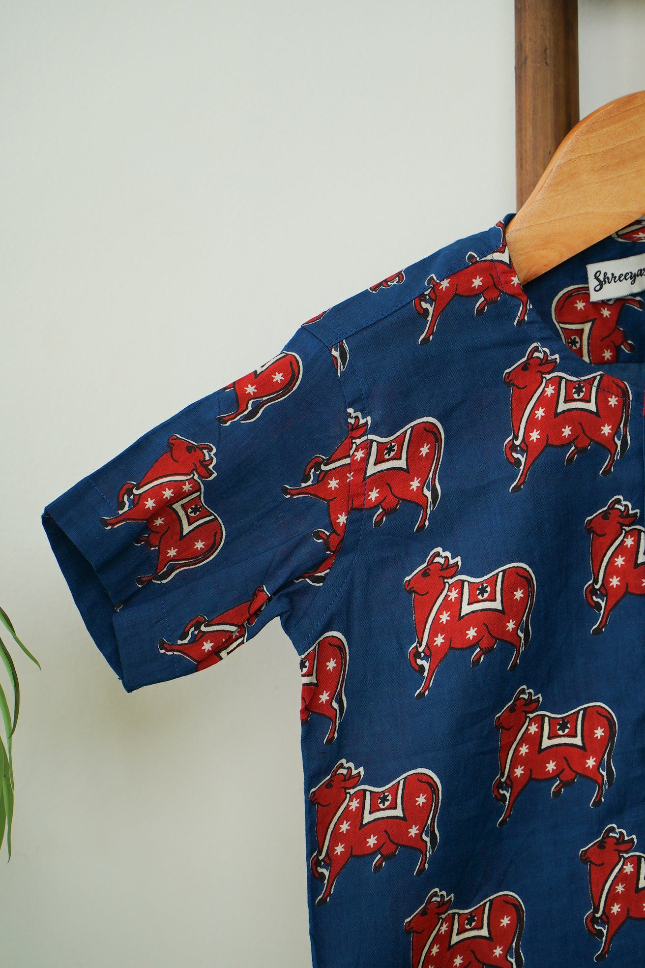 Mountain Moo – Quirky Swiss Cow Boys' Shirt