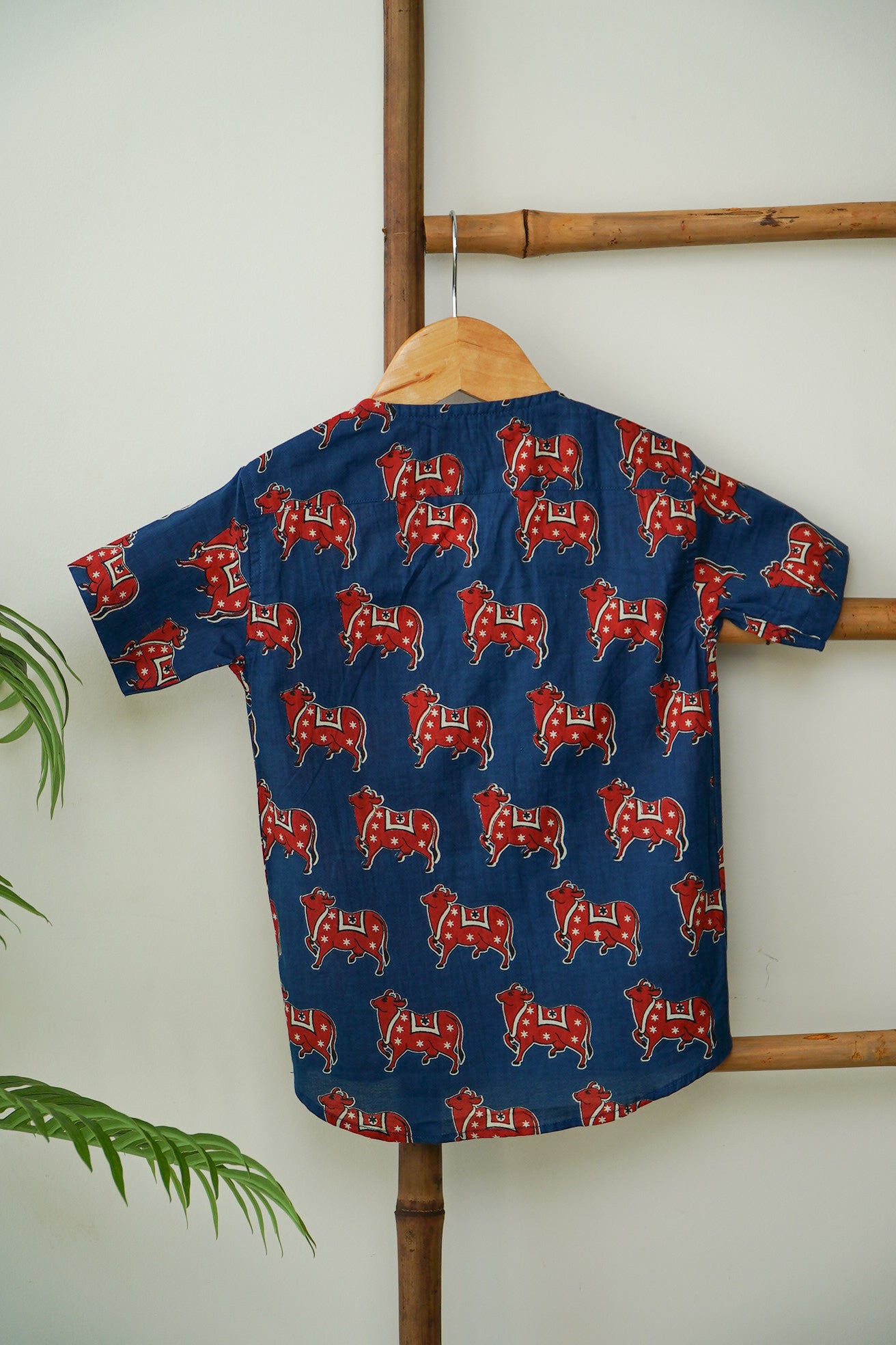 Mountain Moo – Quirky Swiss Cow Boys' Shirt