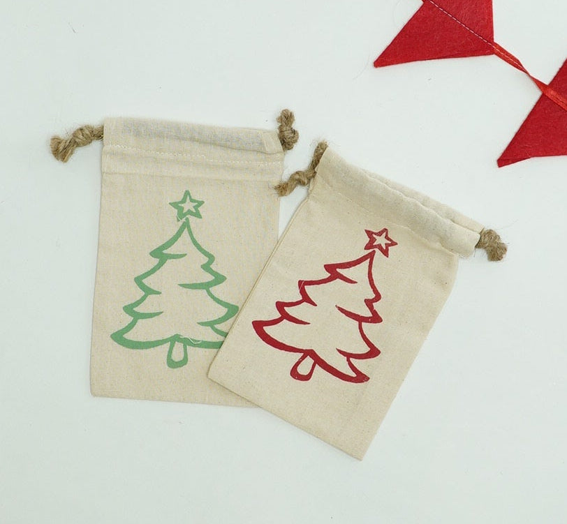 Small Cotton Christmas potlies - Pack of 10/30/50/100