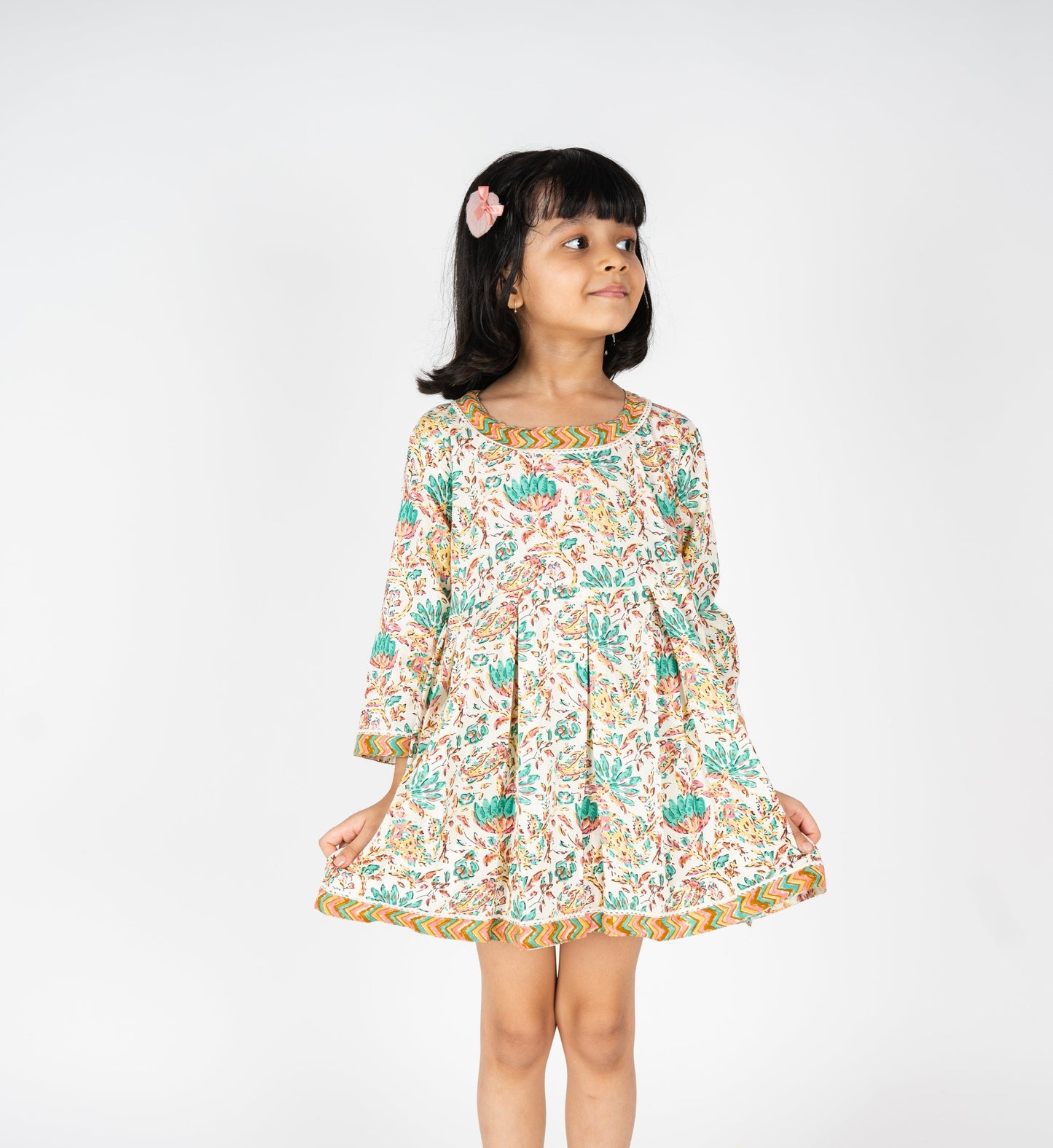 Girls Short Pleated Tunic