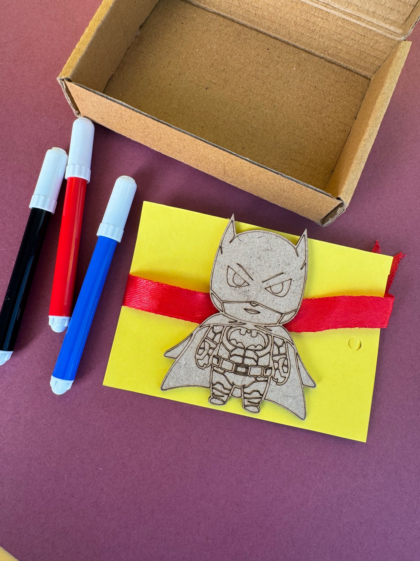 MDF DIY Rakhi β Cupcake | Apple | Ironman | Batman