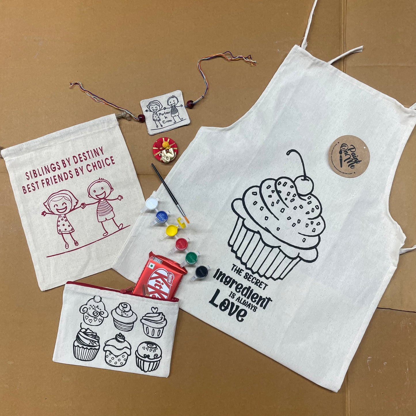 Eco-Friendly Rakhi Apron Hamper - DIY