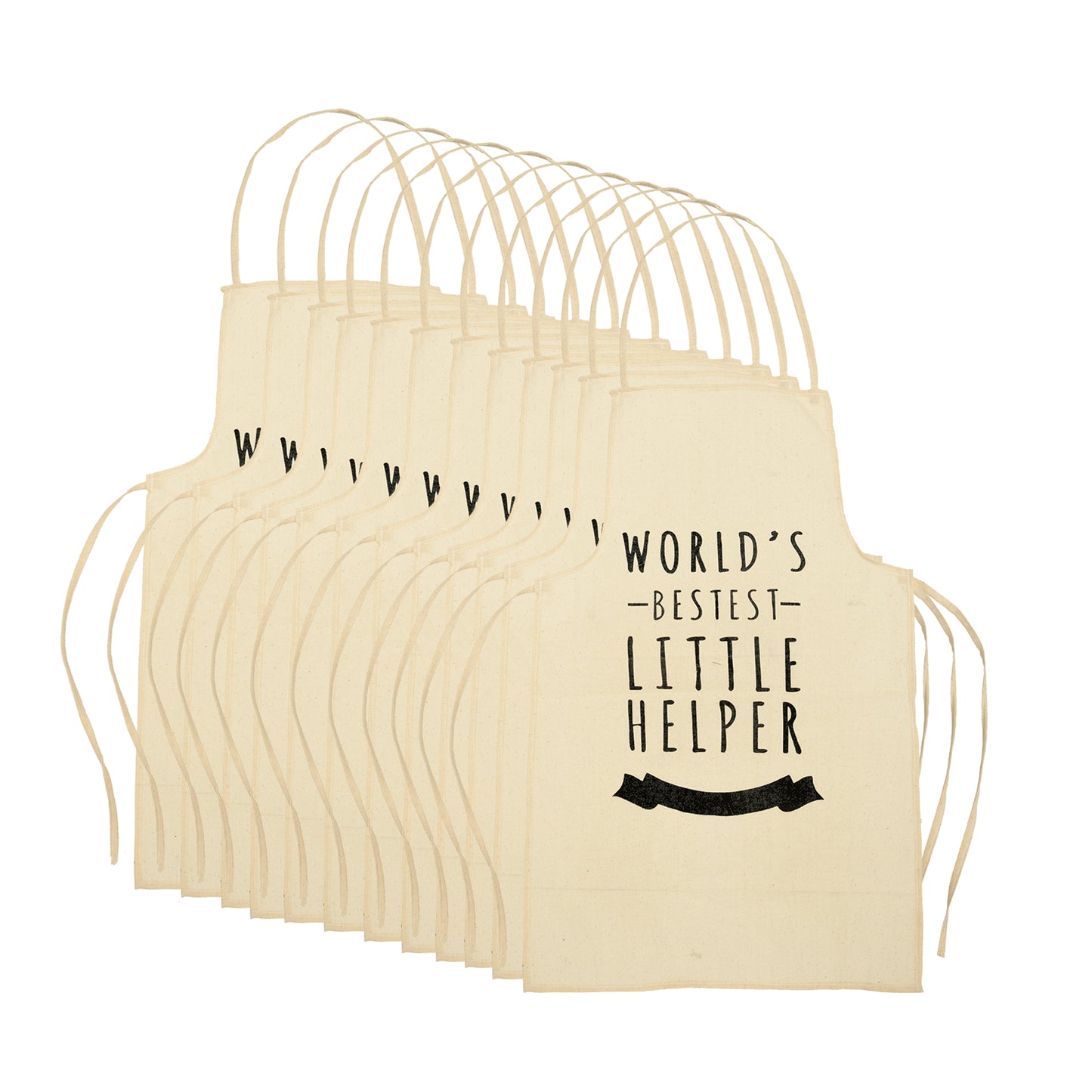 Sustainble Apron Little helper, Pack of 12