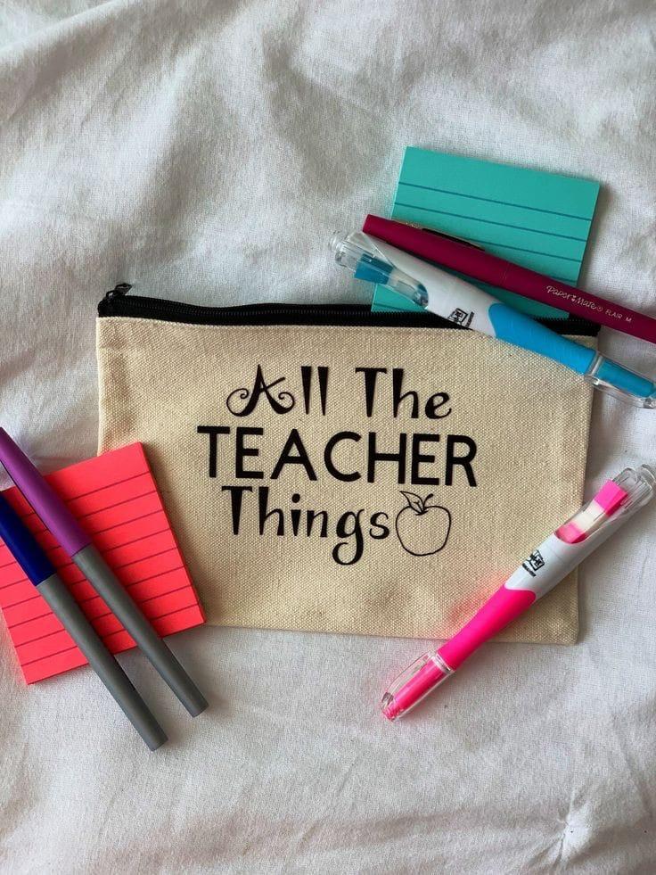 Canvas pouches for Teacher's Day - Pack of 10