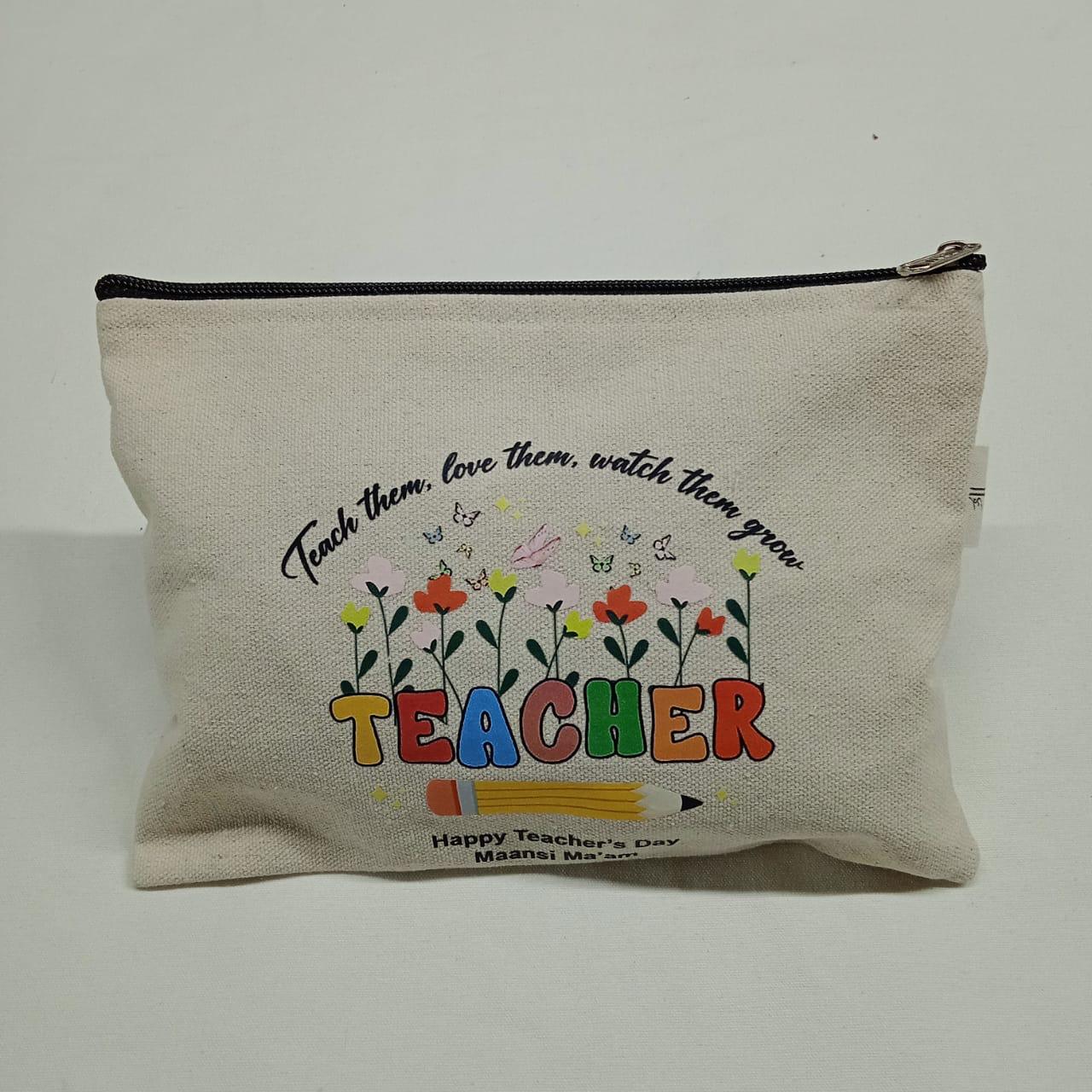 Canvas pouches for Teacher's Day - Pack of 10