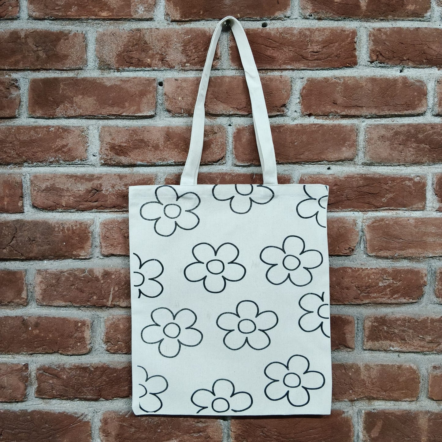 Cotton Canvas Tote Bags - Pack of 6