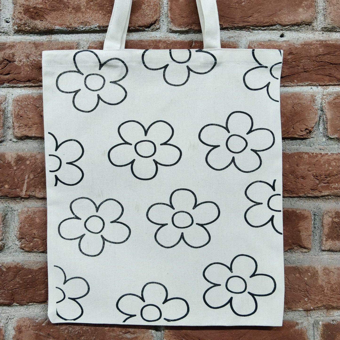 Cotton Canvas Tote Bags - Pack of 6