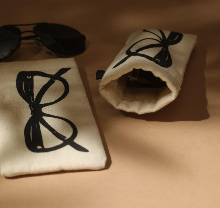 Eco-Friendly Canvas Spectacle Covers – Lightweight & Travel-Friendly (Pack of 2)