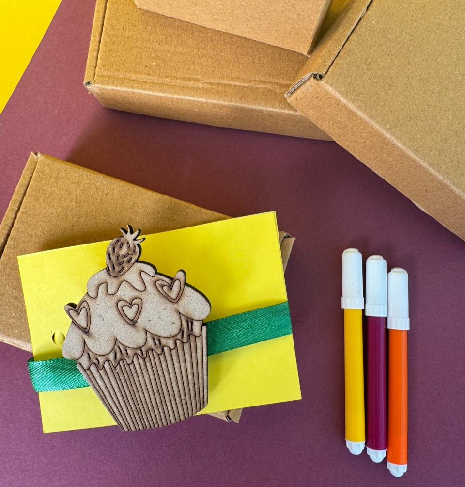MDF DIY Rakhi β Cupcake | Apple | Ironman | Batman