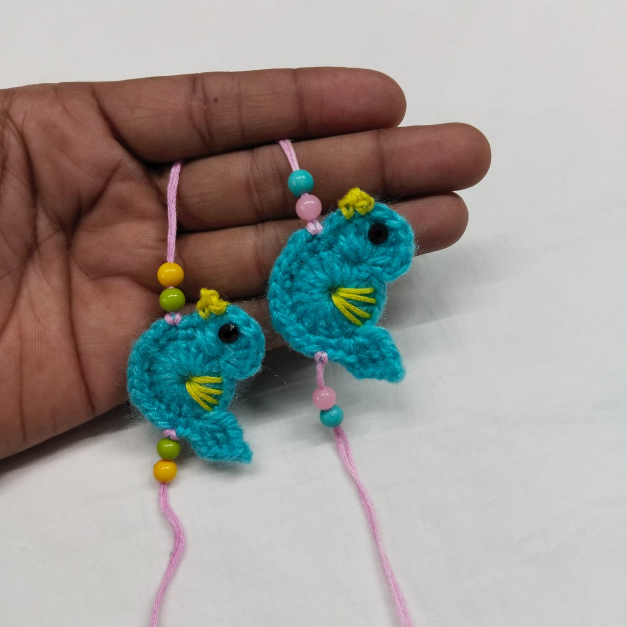 Handmade Crochet Cute Bird Rakhi
