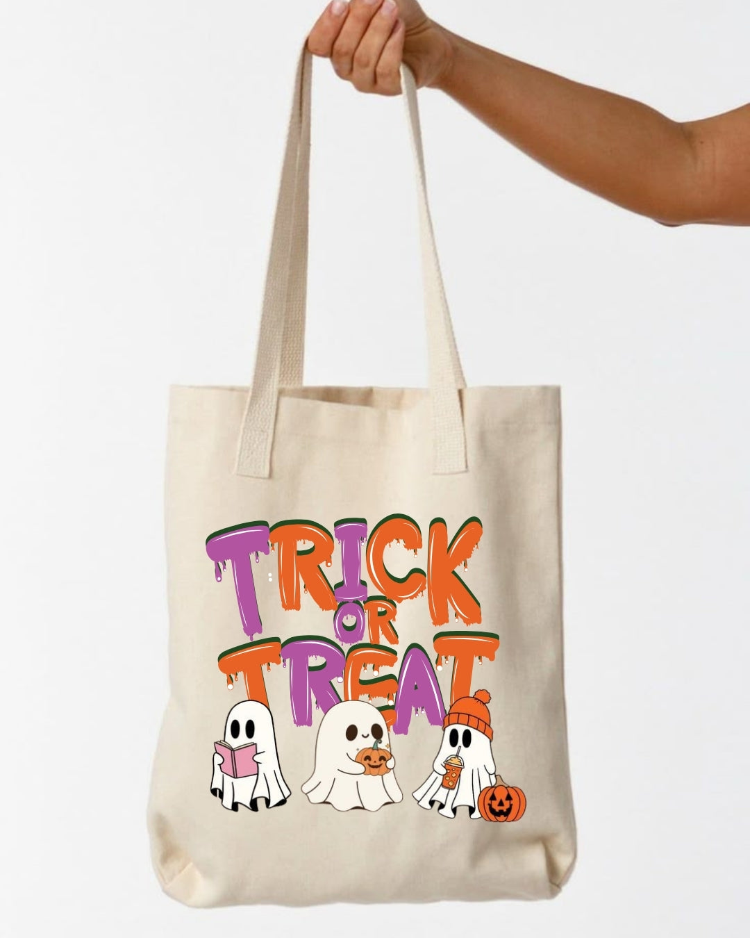 Halloween multi colour printed canvas products - Pack of 6