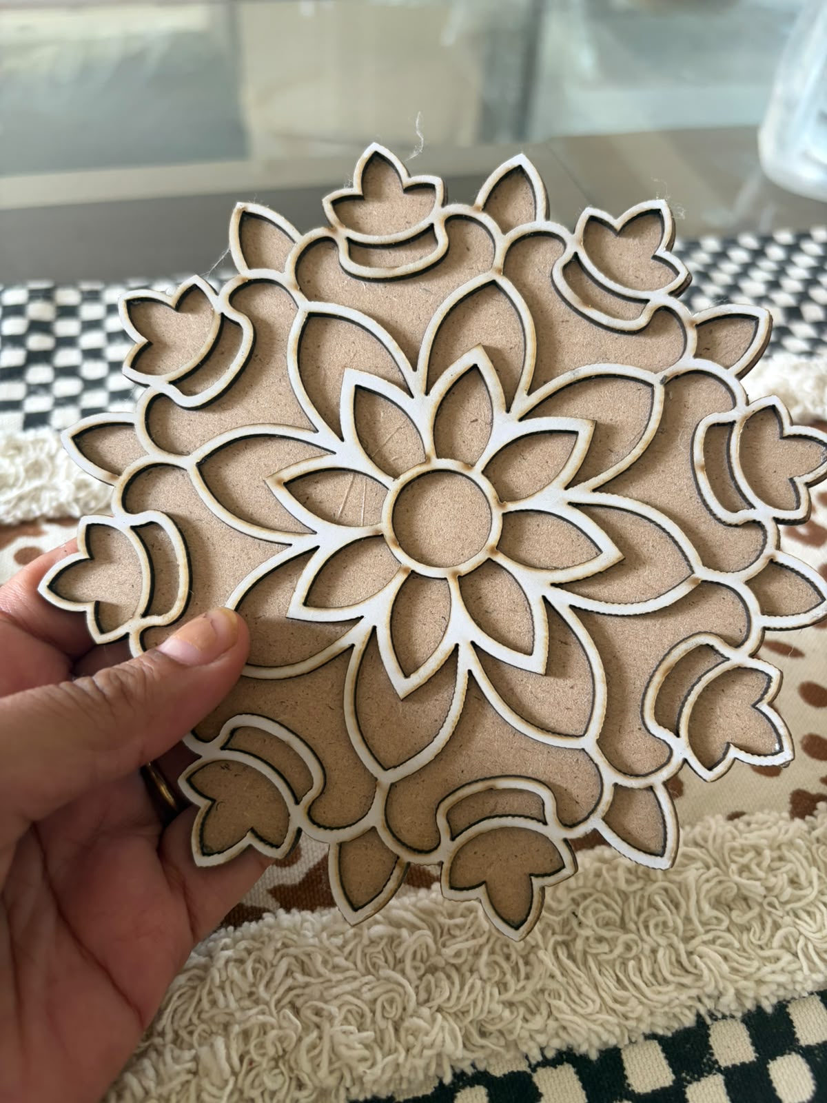 Mdf DIY Mandala - pack of 6