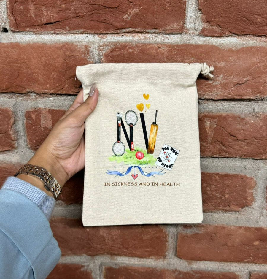 Shreeya's Hangover Cotton Packaging Bags - pack of 20