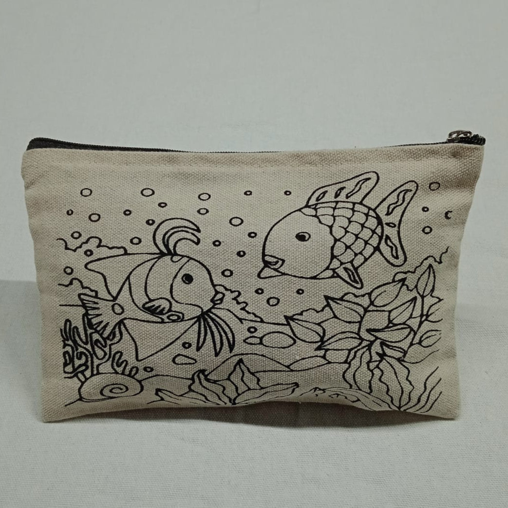 Eco-Friendly Natural Cotton Canvas DIY Pouches: Sustainable, Stylish, and Versatile (Pack of 12/30)