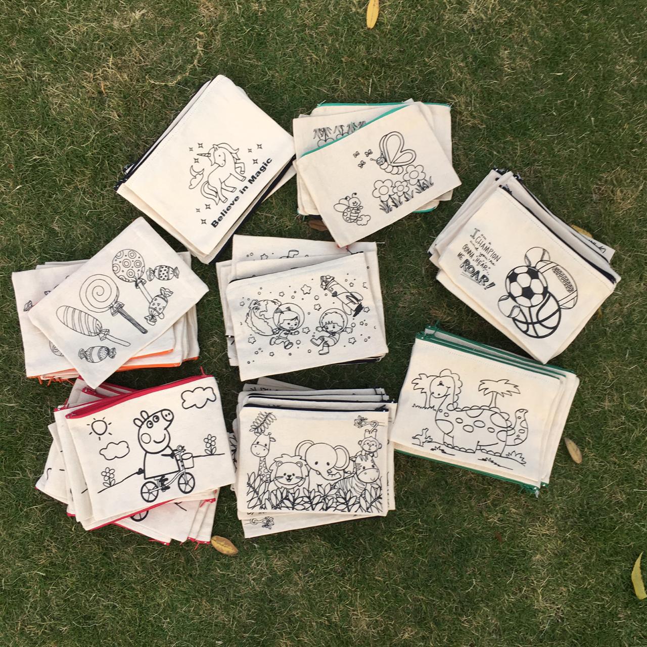 Eco-Friendly Natural Cotton Canvas DIY Pouches: Sustainable, Stylish, and Versatile (Pack of 12/30)