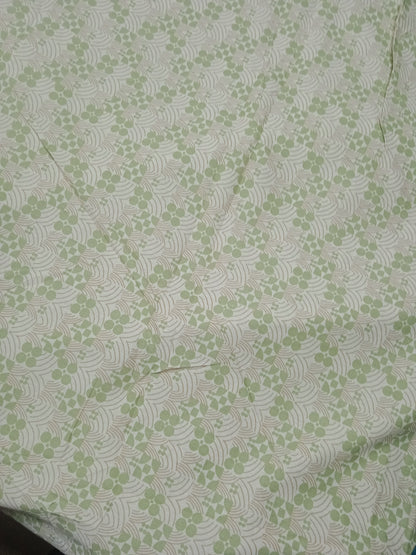 Pastel Green Geometric Cotton Flex