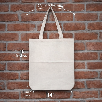 Canvas Large size TOTE bags - pack of 10/30/50