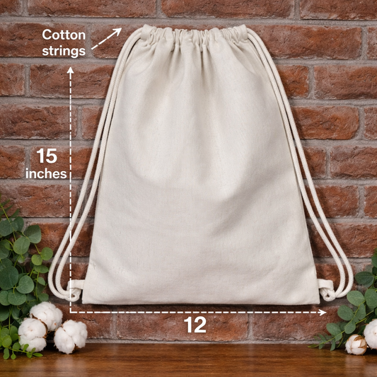 Plain Canvas Backpacks