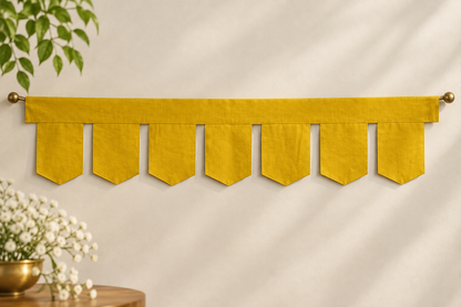 ShreeyasIndia Cotton Toran | 7-Petal Door Hanging | DIY & Festive Decor