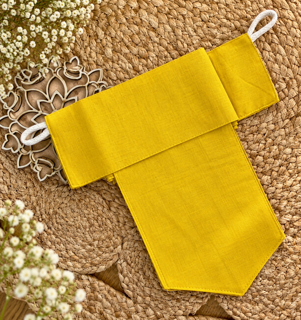 ShreeyasIndia Cotton Toran | 7-Petal Door Hanging | DIY & Festive Decor