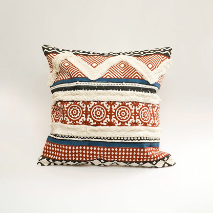 GeoStitch – Print with Embroidery Cushion Cover