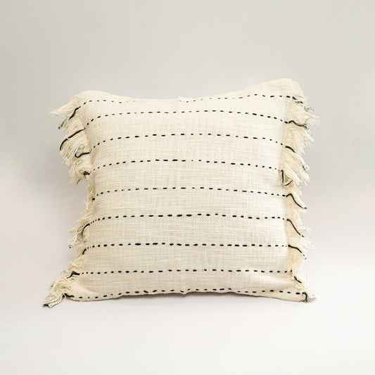 Hand Stitch Kantha All Over Cushion Cover
