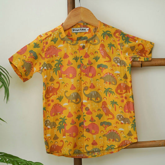 Dino Dunes - Yellow Desert Boys Shirt