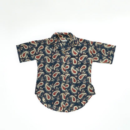 Floral patterned shirt on a white background
