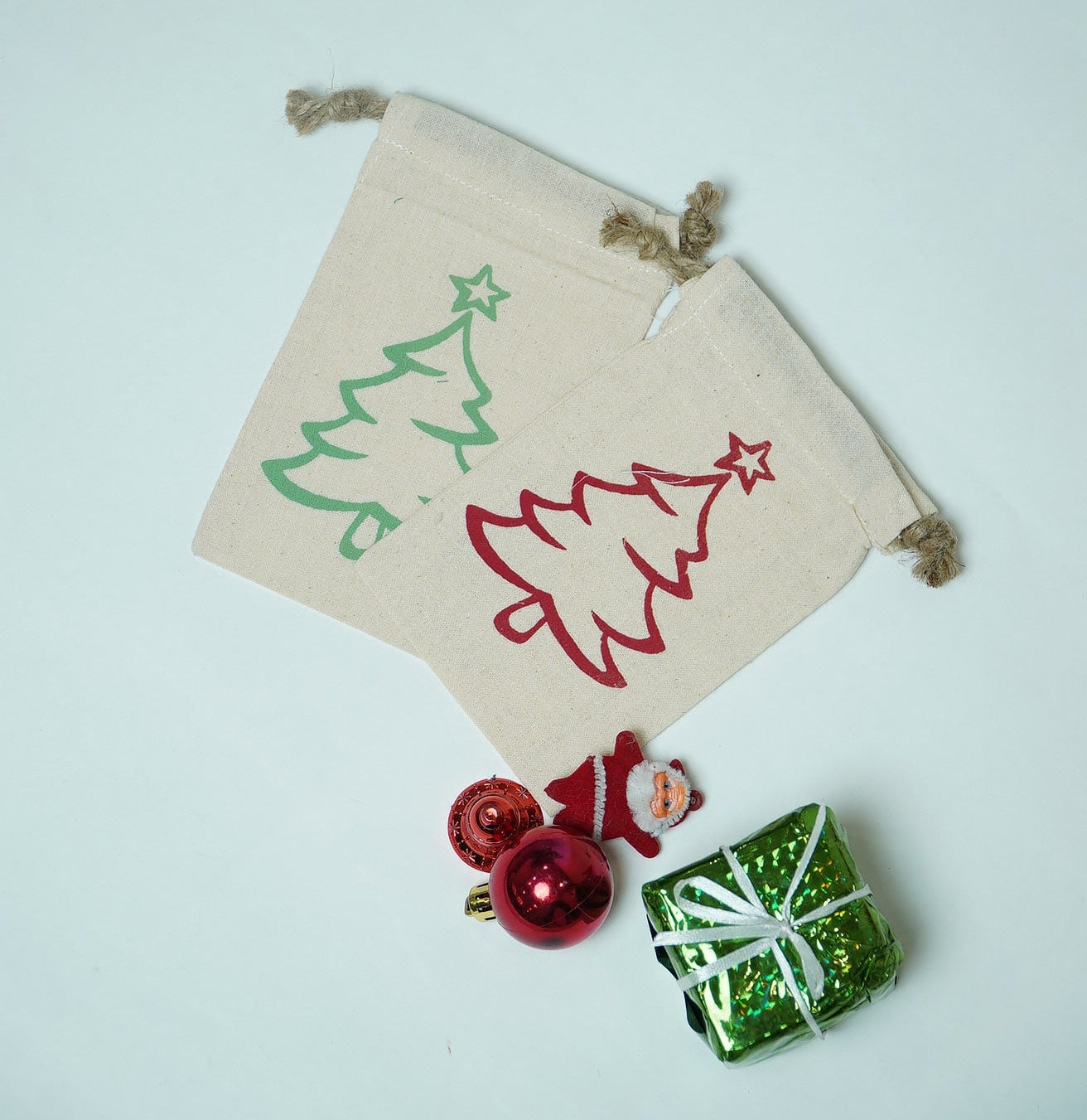 Small Cotton Christmas potlies - Pack of 10/30/50/100