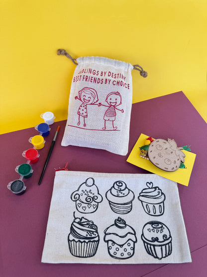 DIY Rakhi Hamper – Cupcake Theme