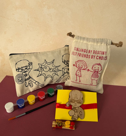 DIY Rakhi Hamper – Super Hero Theme