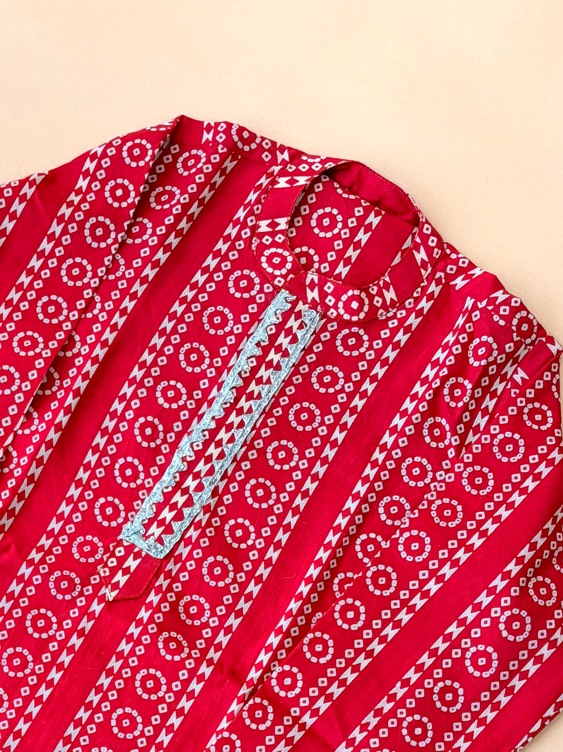 Cotton kurta pyjama for boys