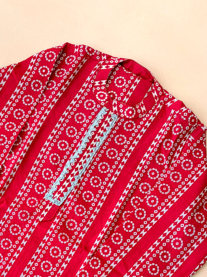Cotton kurta pyjama for boys