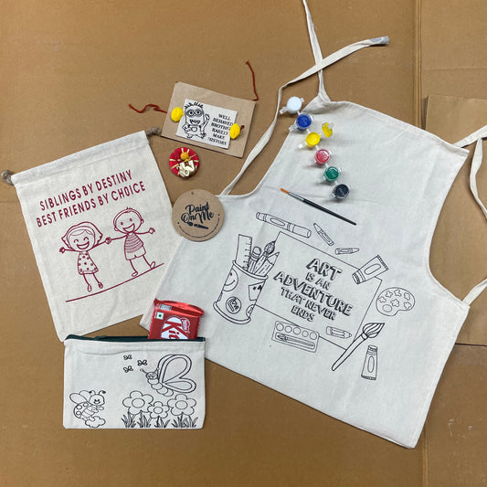Eco-Friendly Rakhi Apron Hamper - DIY