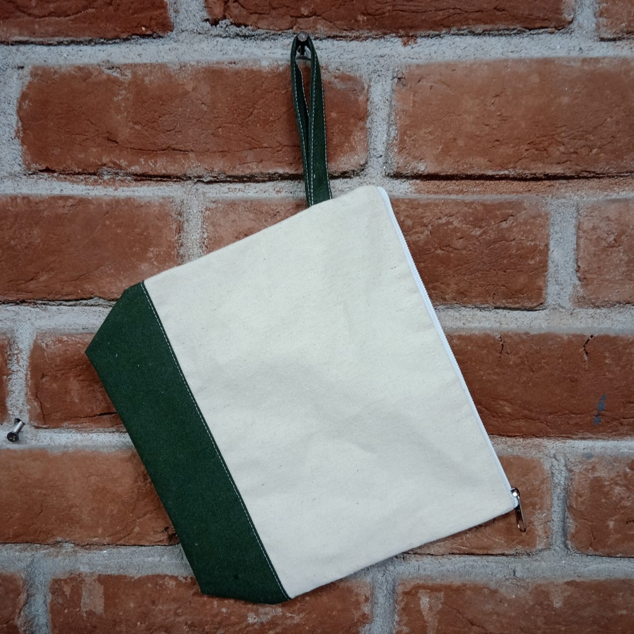 Canvas Zipper Toiletries Pouch with Base - pack of 10