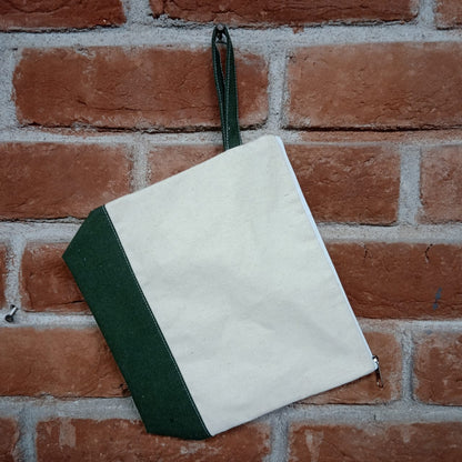 Canvas Zipper Toiletries Pouch with Base - pack of 10