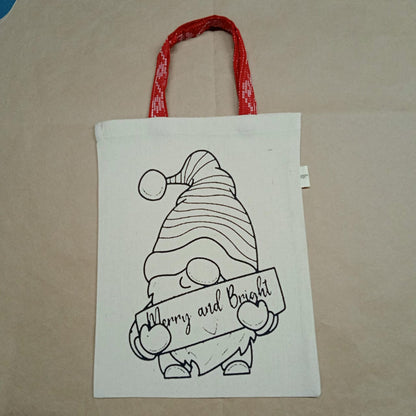 Christmas print pre-marked Goodie Bag (Pack of 6/12/24)