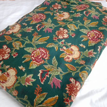 Green Hariyala Cotton Print Fabric