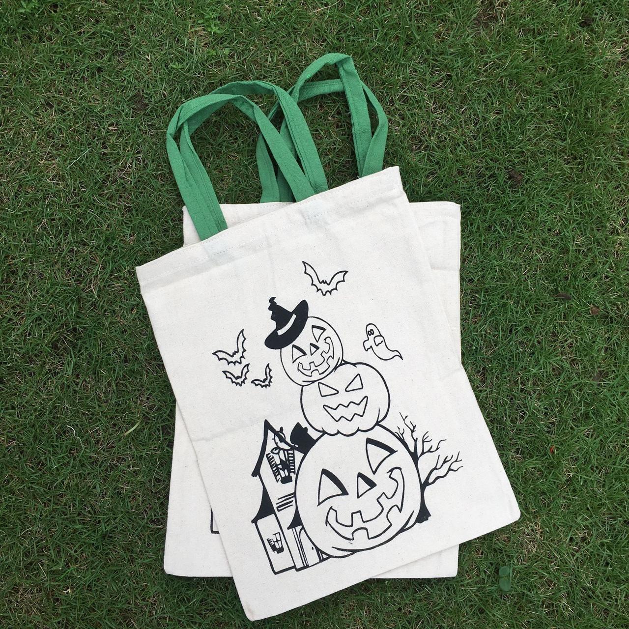 Halloween Pre-marked Canvas bags - pack of 12/30