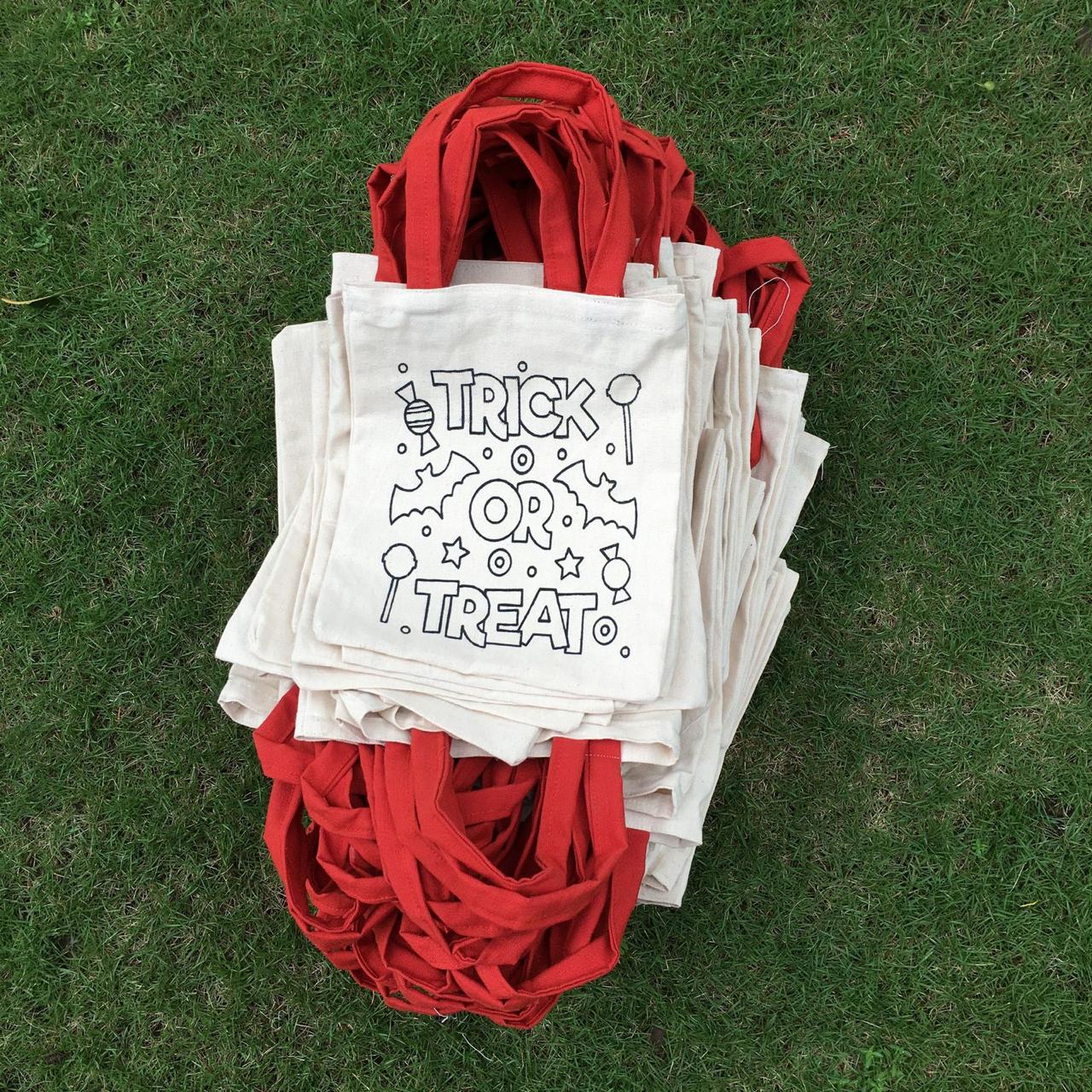 Halloween Pre-marked Canvas bags - pack of 12/30