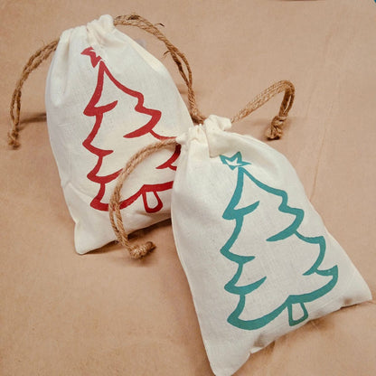 Small Cotton Christmas potlies - Pack of 10/30/50/100